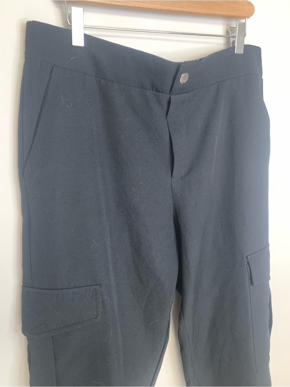 Zara Black Cargo Pants L - Picture 9 of 9